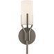 Firenze 1 Light Antique Nickel Wall Sconce Wall Light