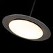 Saturno LED 19.75 inch Basalt Stone and Black Pendant Ceiling Light