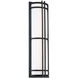 Skyscraper LED 27 inch Black Outdoor Wall Light in 2700K, 27in.