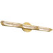 Hadleigh LED 32 inch Aged Brass Bath Vanity & Wall Light