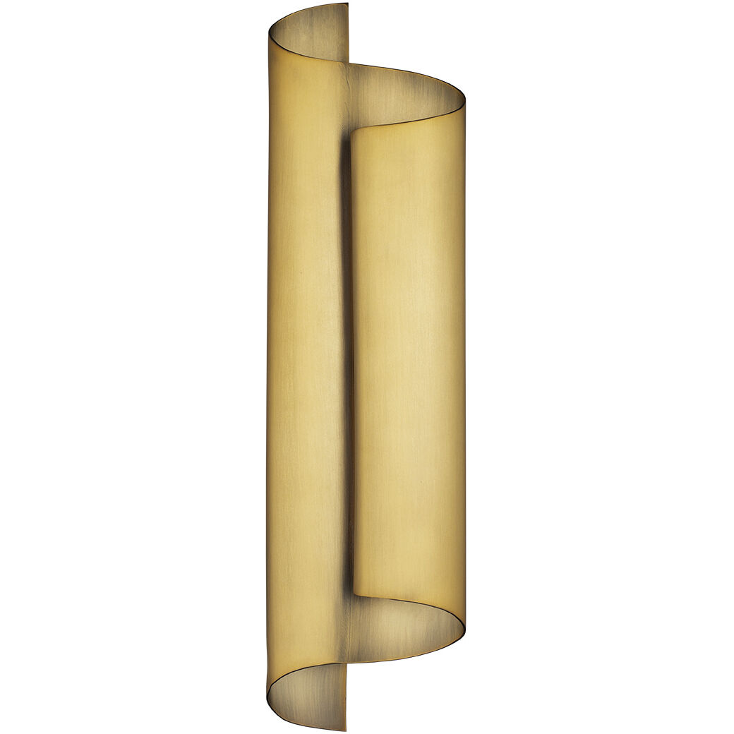 Pirouette Indoor Wall Lighting in 3500K, Aged Brass