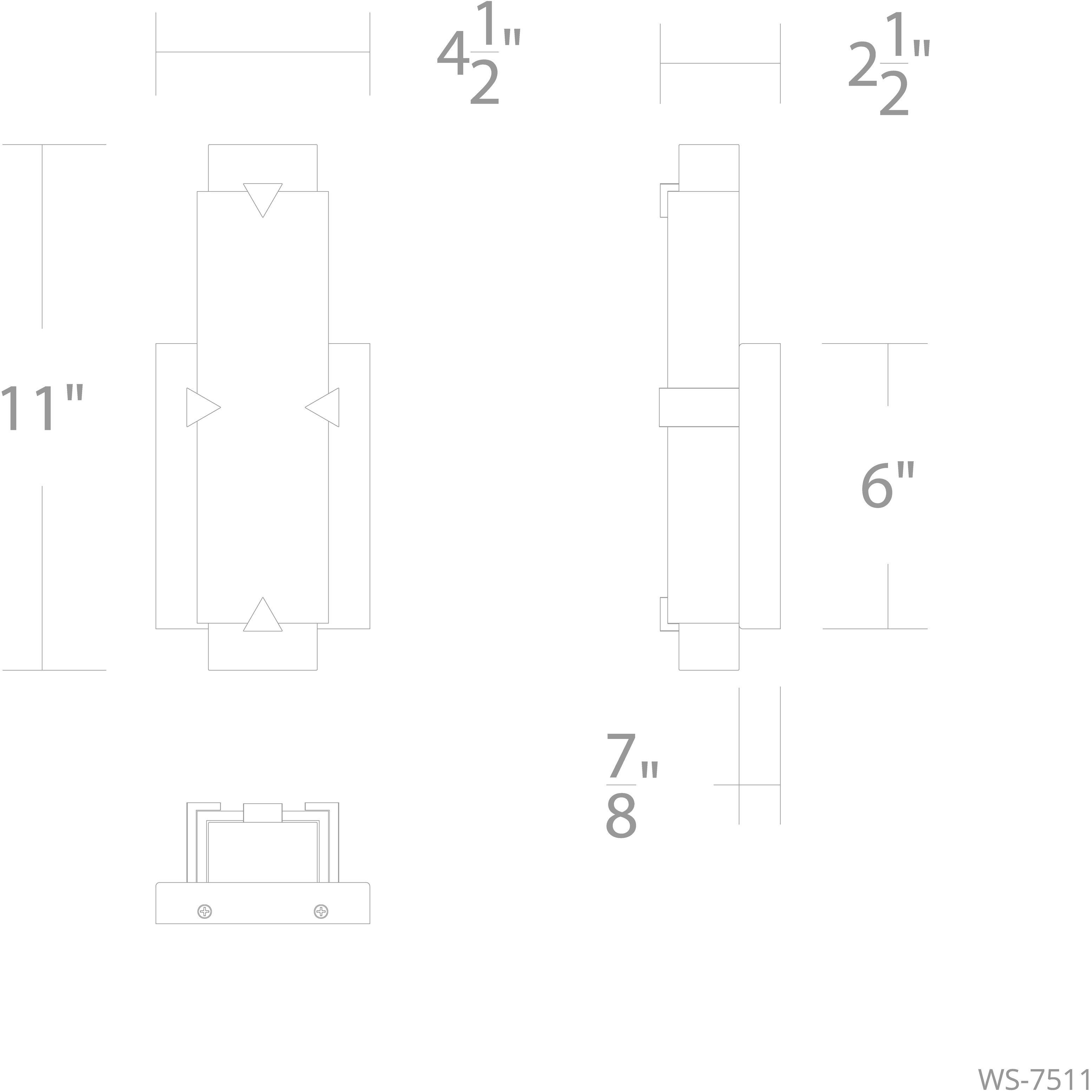 Carlisle Indoor Wall Lighting in 3000K, Brushed Nickel