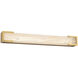 Frozen Zone LED 24 inch Aged Brass Bath Vanity & Wall Light