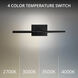 Inlet Indoor Wall Lighting in 3000K, Black