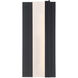 Enigma 1 Light 18 inch Black Outdoor Wall Light in 18in.