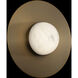 Landed 1 Light 12 inch Aged Brass Flush Mount Ceiling Light