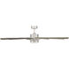 Wyndmill 65 inch Steel and Weathered Wood with Weathered Wood Blades Downrod Ceiling Fan in 3500K, Steel Weathered Wood