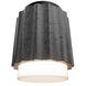 Caviar LED 7 inch Basalt Stone and Black Flush Mount Ceiling Light