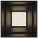 Squat LED 3.5 inch Black Outdoor Flush Mount