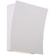Slide LED 4 inch White ADA Wall Sconce Wall Light in 2700K