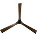 Torque 70 inch Matte Black and Distressed Koa with Distressed Koa Blades Downrod Ceiling Fan in Matte Black Distressed Koa