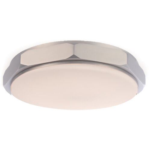 Grommet 1 Light 13 inch Brushed Nickel Flush Mount Ceiling Light
