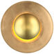 Blaze LED 4 inch Gold Leaf Wall Sconce Wall Light in 24in.