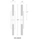 Cinema Wall Sconce Wall Light in 35in., Black