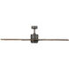 Renegade 66 inch Oil Rubbed Bronze and Barn Wood with Barn Wood Blades Downrod Ceiling Fan in 3000K, Oil Rubbed Bronze Barn Wood, Smart Ceiling Fan