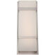Phantom LED 21 inch Stainless Steel Outdoor Wall Light in 21in.