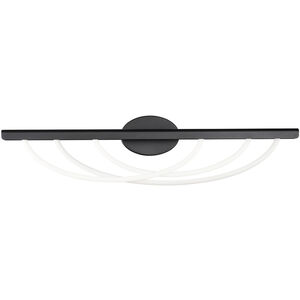 Swoop 1 Light 34 inch Black Bath Vanity Light Wall Light