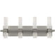 Cinaplex LED 24.5 inch Brushed Nickel Bath Vanity & Wall Light