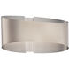 Swerve 1 Light 4 inch Brushed Nickel ADA Wall Sconce Wall Light