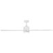 Size Matters 65 inch Matte White Downrod Ceiling Fan