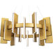 Ronan LED 32 inch Aged Brass Indoor Hanging Lighting Ceiling Light