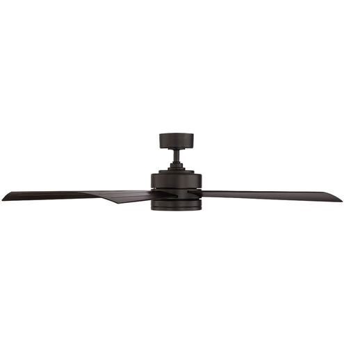 Wynd 60 inch Bronze Downrod Ceiling Fan in 2700K