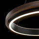 Delaney LED 29.5 inch Black and Dark Walnut Pendant Ceiling Light