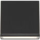 Flue 1 Light 5.5 inch Black Outdoor Wall Light in 3000K