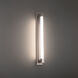 Barre 1 Light 27 inch Brushed Nickel Bath Vanity & Wall Light in 3000K, 27in.