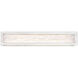 Shock Waves LED 27 inch Brushed Nickel Bath Vanity & Wall Light in 27in.