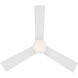 Axis 44 inch Matte White Downrod Ceiling Fan in 2700K