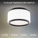 Preston LED 15.8 inch Black Indoor Ceiling Lighting in 4000K