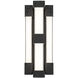 Conan LED 4 inch Basalt Stone and Black ADA Wall Sconce Wall Light