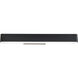 0 to 60 LED 23.88 inch Black Bath Vanity & Wall Light in 2700K, 24in.