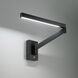 Beam 3 inch 8 watt Black Headboard Light Wall Light