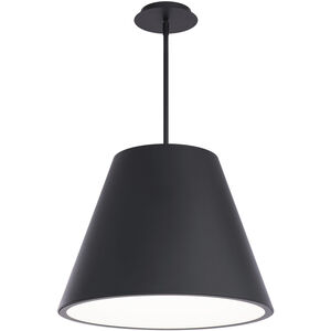 Myla 1 Light 20 inch Black Outdoor Pendant in 3500K