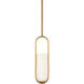 Rollins 1 Light 3.75 inch Aged Brass Mini Pendant Ceiling Light