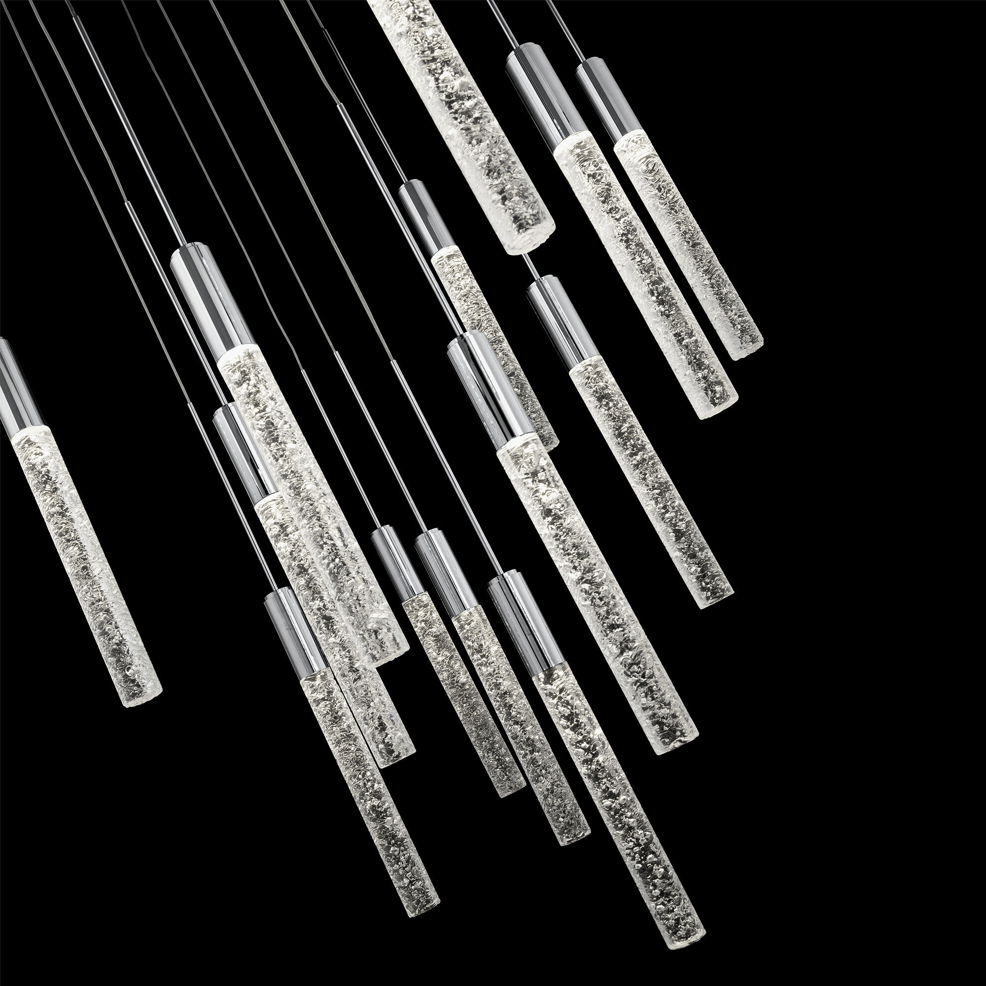 Magic 13 Light 20 inch Polished Nickel Multi-Light Pendant Ceiling Light