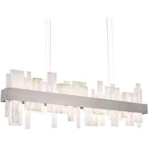 Acropolis LED 11 inch Brushed Nickel Chandelier Ceiling Light