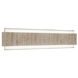Magnate LED 19 inch Beige Travertine and Aged Brass Bath Vanity & Wall Light