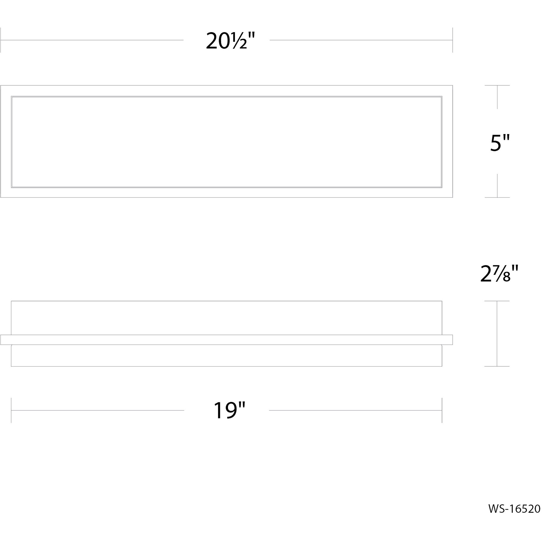 Ice Bar Indoor Wall Lighting in 2700K, Brushed Nickel