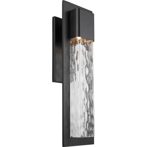Mist LED 25 inch Black Outdoor Wall Light in 25in.