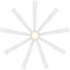 Wynd XL 72 inch Matte White Downrod Ceiling Fan in 3500K
