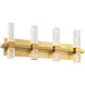 Cinaplex LED 24.5 inch Aged Brass Bath Vanity & Wall Light