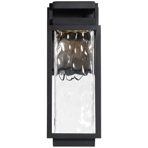 Two If By Sea LED 11.88 inch Black Outdoor Wall Light in 12in.
