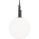Sybil LED 13.75 inch Polished Black Nickel Indoor Hanging Lighting Ceiling Light in 2700K