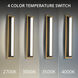 Lyrikal LED 2.8 inch Black with Aged Brass ADA Wall Sconce Wall Light in 4000K