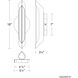 Hadleigh LED 3.75 inch Aged Brass ADA Wall Sconce Wall Light