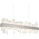 Acropolis LED 11 inch Brushed Nickel Chandelier Ceiling Light