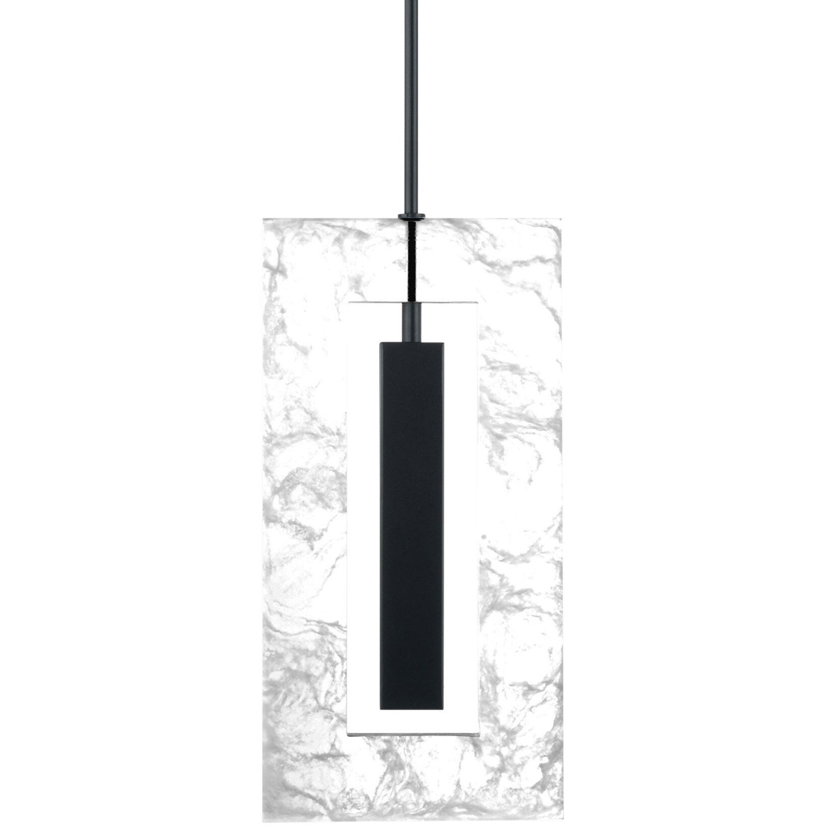 Cambria 1 Light 1.25 inch Black Mini Pendant Ceiling Light